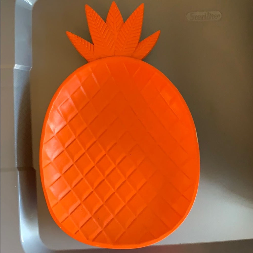 Orange pineapple decor/dish